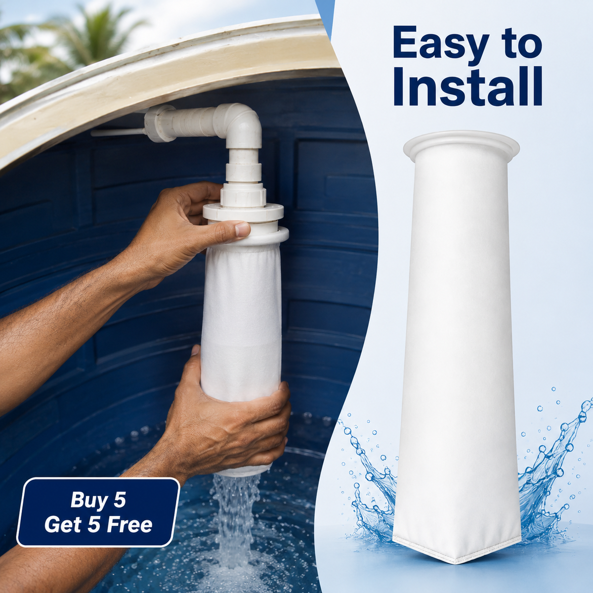 Micron Water Tank Filter | Buy 1 Get 1 Free 🔥