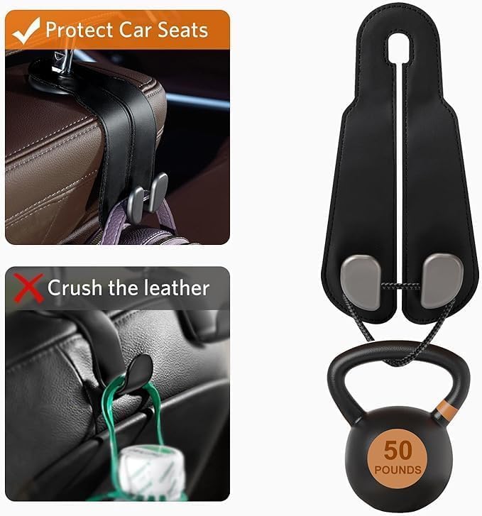 Car Seat Headrest Hooks